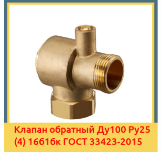 Клапан обратный Ду100 Ру25 (4) 16б1бк ГОСТ 33423-2015 в Кызылорде