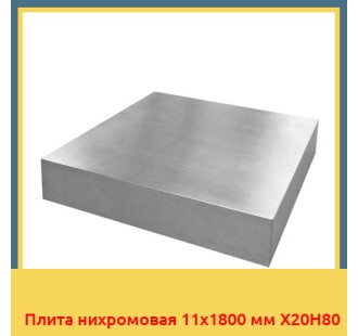 Плита нихромовая 11х1800 мм Х20Н80 в Кызылорде