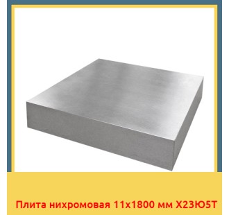 Плита нихромовая 11х1800 мм Х23Ю5Т в Кызылорде