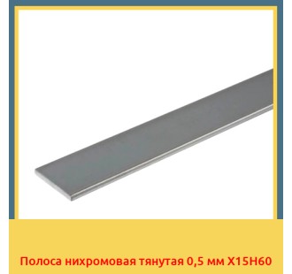 Полоса нихромовая тянутая 0,5 мм Х15Н60 в Кызылорде
