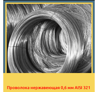 Проволока нержавеющая 0,6 мм AISI 321 в Кызылорде