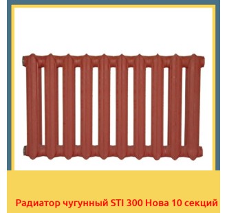 Радиатор чугунный STI 300 Нова 10 секций в Кызылорде