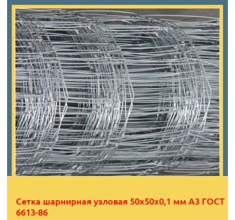 Сетка шарнирная узловая 50х50х0,1 мм А3 ГОСТ 6613-86 в Кызылорде