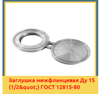 Заглушка межфланцевая Ду 15 (1/2") ГОСТ 12815-80 в Кызылорде