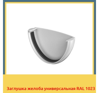 Заглушка желоба универсальная RAL 1023 в Кызылорде