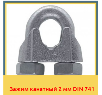 Зажим канатный 2 мм DIN 741 в Кызылорде